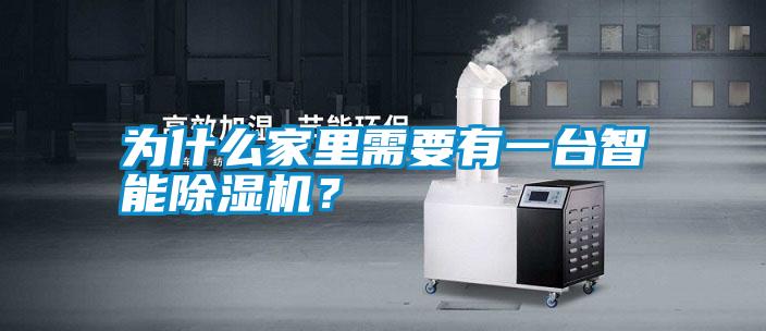 為什么家里需要有一臺智能除濕機？