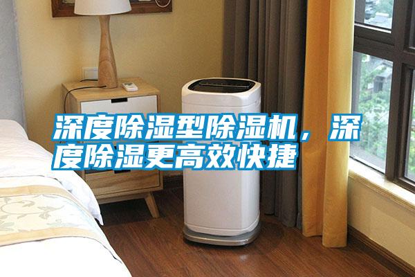 深度除濕型除濕機，深度除濕更高效快捷