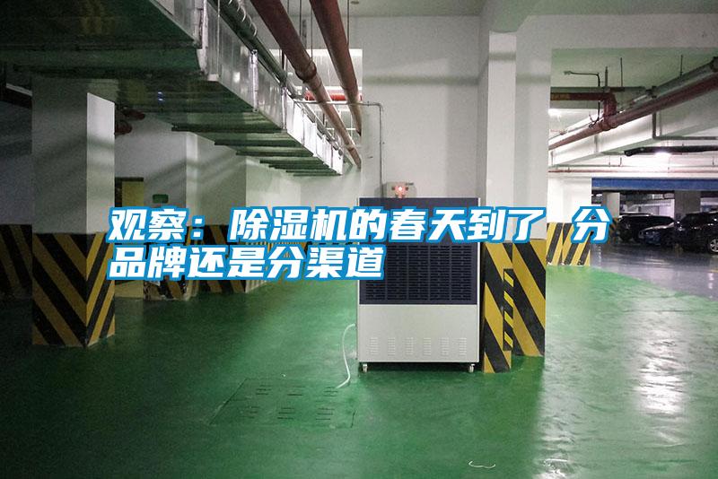 觀察:除濕機的春天到了 分品牌還是分渠道