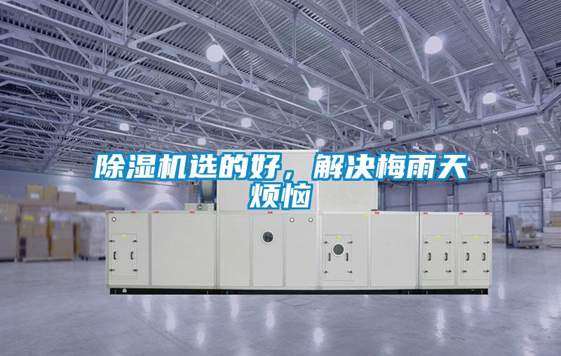 除濕機(jī)選的好，解決梅雨天煩惱