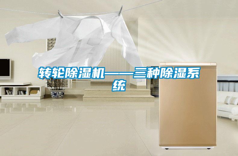 轉輪除濕機——三種除濕系統