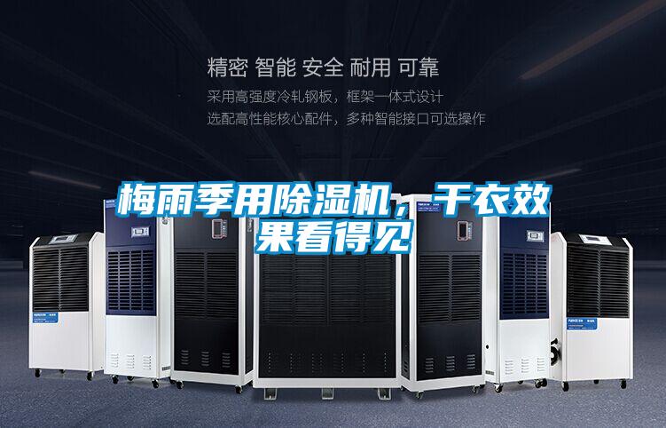 梅雨季用除濕機，干衣效果看得見