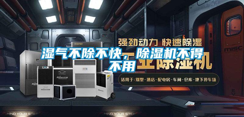 濕氣不除不快，除濕機不得不用