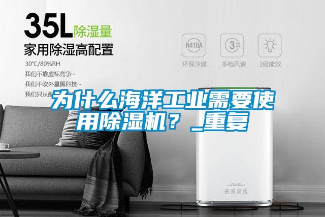 為什么海洋工業(yè)需要使用除濕機(jī)？_重復(fù)