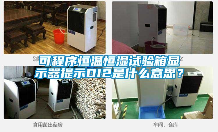 可程序恒溫恒濕試驗(yàn)箱顯示器提示DI2是什么意思？