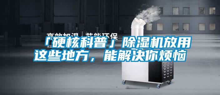 「硬核科普」除濕機放用這些地方，能解決你煩惱