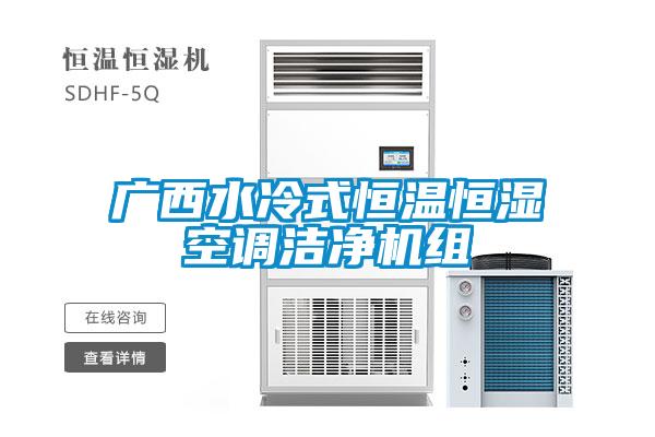 廣西水冷式恒溫恒濕空調(diào)潔凈機組