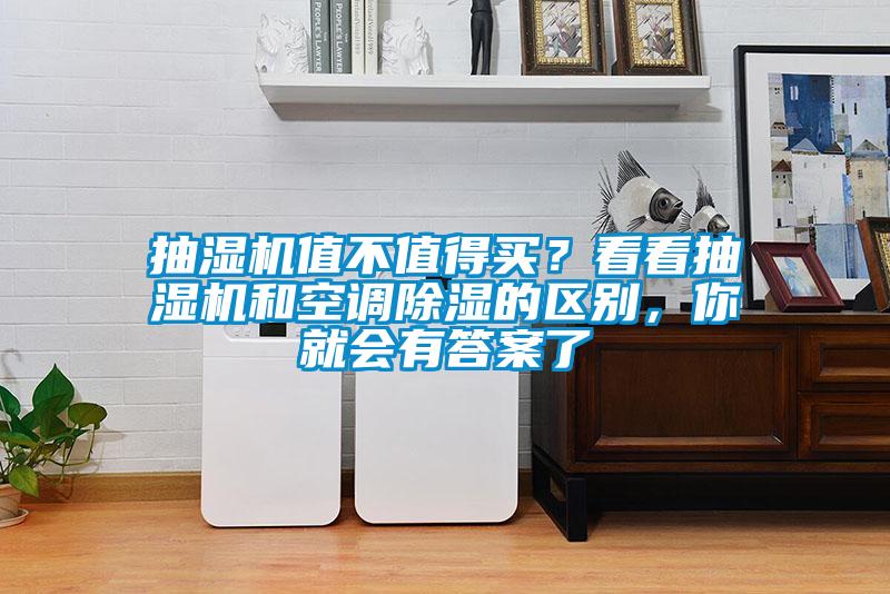抽濕機值不值得買？看看抽濕機和空調除濕的區別，你就會有答案了