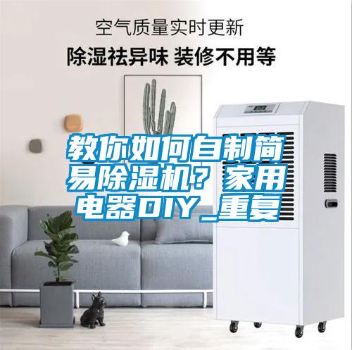 教你如何自制簡易除濕機？家用電器DIY_重復