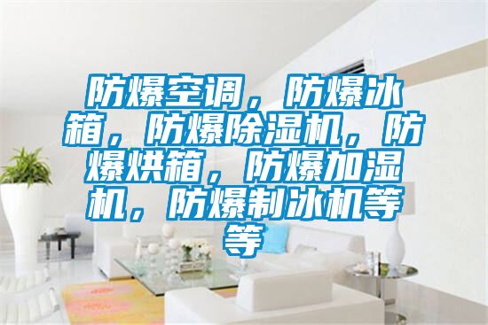 防爆空調，防爆冰箱，防爆除濕機，防爆烘箱，防爆加濕機，防爆制冰機等等