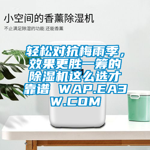 輕松對抗梅雨季，效果更勝一籌的除濕機這么選才靠譜 WAP.EA3W.COM