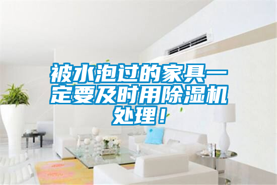 被水泡過的家具一定要及時用除濕機處理！